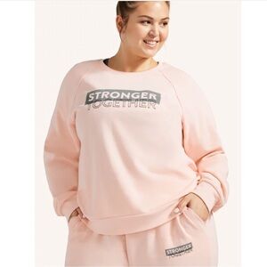 Peloton Pink Breast Care Awareness Sweater Size Med New